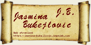 Jasmina Bukejlović vizit kartica